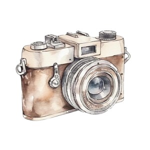 Vintage Camera Stickers (Multipack 9 x 9 cm) – Waterproof for Laptops | Retro Sticker Set | Vinyl Camera | Gift for Photographers
