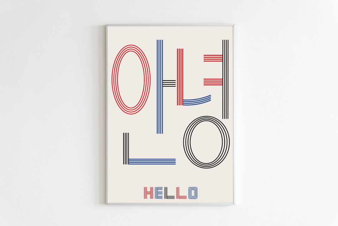 Hello in Korean- Annyeong - Etsy