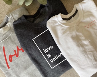 Ropa personalizada para el Día de San Valentín: Sudadera con capucha, camiseta, sudadera con capucha, regalos para enamorados, regalos de fe, aniversario.
