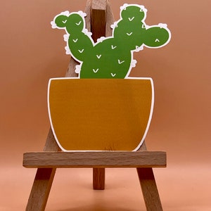 Pegatina de cactus- pegatina de vinilo - pegatina portátil