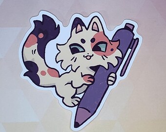 Artist Cat Sticker