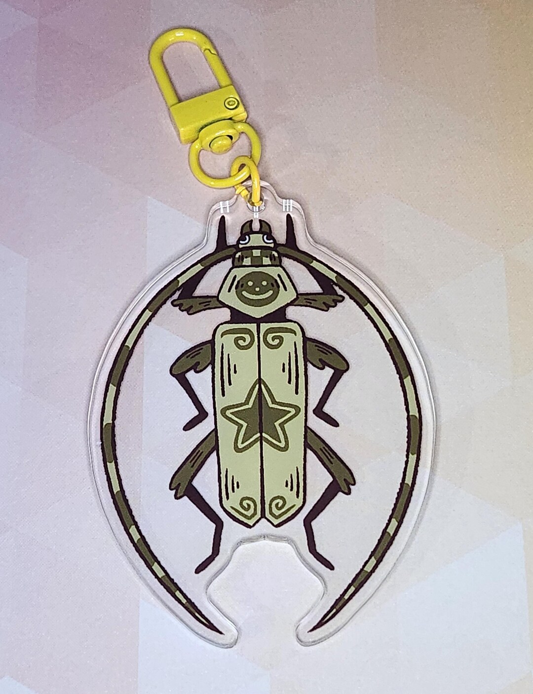 Smiling Bug Keychain - Etsy