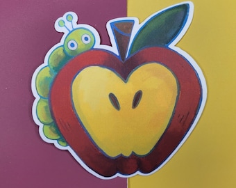 Caterpillar Friend Sticker