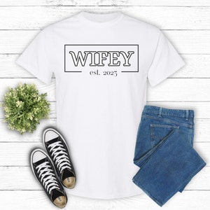 Wifey and Hubby Shirts, Couples Gift, Honeymoon Themed, Wedding Gift for Husband and Wife