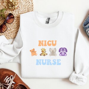 NICU verpleegster Sweatshirt, neonatale verpleegster Crewneck, neonatale trui, verpleegkundige waardering cadeau