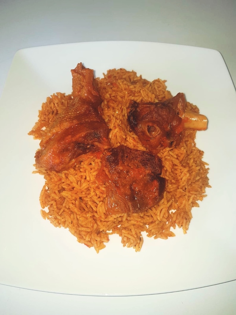 Jollof Rice Nigerian Dish African Food Meal Prep Traditional Etsy UK