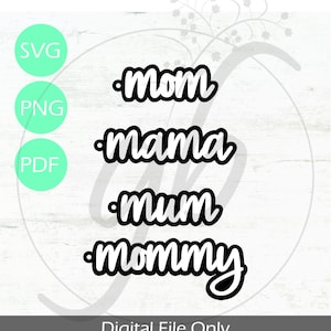 Llavero Mamá SVG - Llavero Mamá SVG - Llavero Mamá SVG