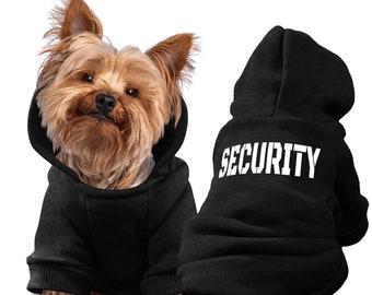 Black Dog Security Hoodie - Rad Dog Apparel