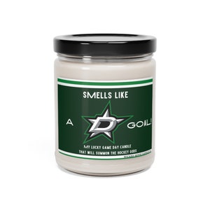 Dallas Stars Victory Scented Sports Candle | NHL Hockey Decor | Gift Idea | Game Day Aromatherapy | Home Decor | Sports Fan Gift