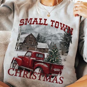 Vintage Kleinstadt Weihnachten PNG, Weihnachten Png, Retro Weihnachtsentwurf Png, Kleinstadt Weihnachten, Weihnachtsbaum png, Sublimation Designs