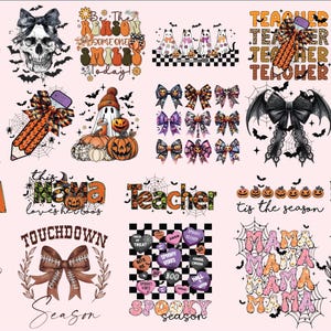 Retro Halloween Bundle PNG, Halloween Bundle, Halloween Png, Gruselige Saison Png, Herbst Png, Retro Halloween Png, Halloween Png Designs