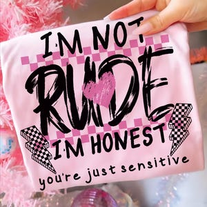 No soy grosero PNG Sarcástico Dicho divertido Png Retro A cuadros De moda Mujeres Sarcasmo Nervioso Png Descarado Png Actitud de mamá divertida Png ORIGINAL