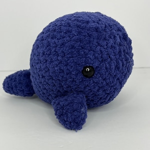 Crochet Beluga Whale Amigurumi Decor Plush