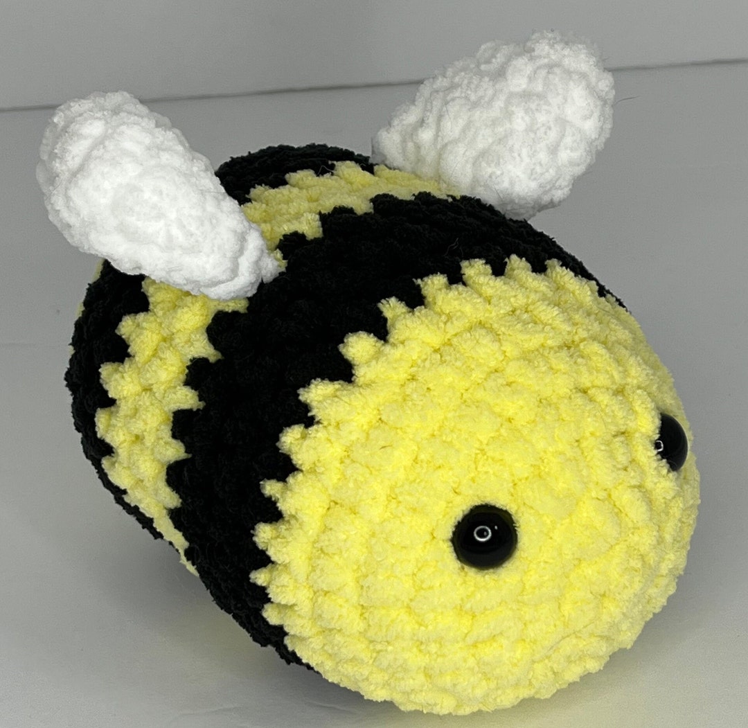 Crochet Bumble Bee Amigurumi Decor Plush - Etsy