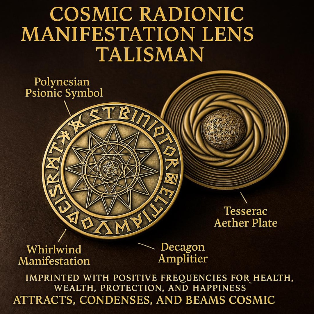Cosmic Radionic Manifestation Lens| Energy Field Harmonizer| Wish ...