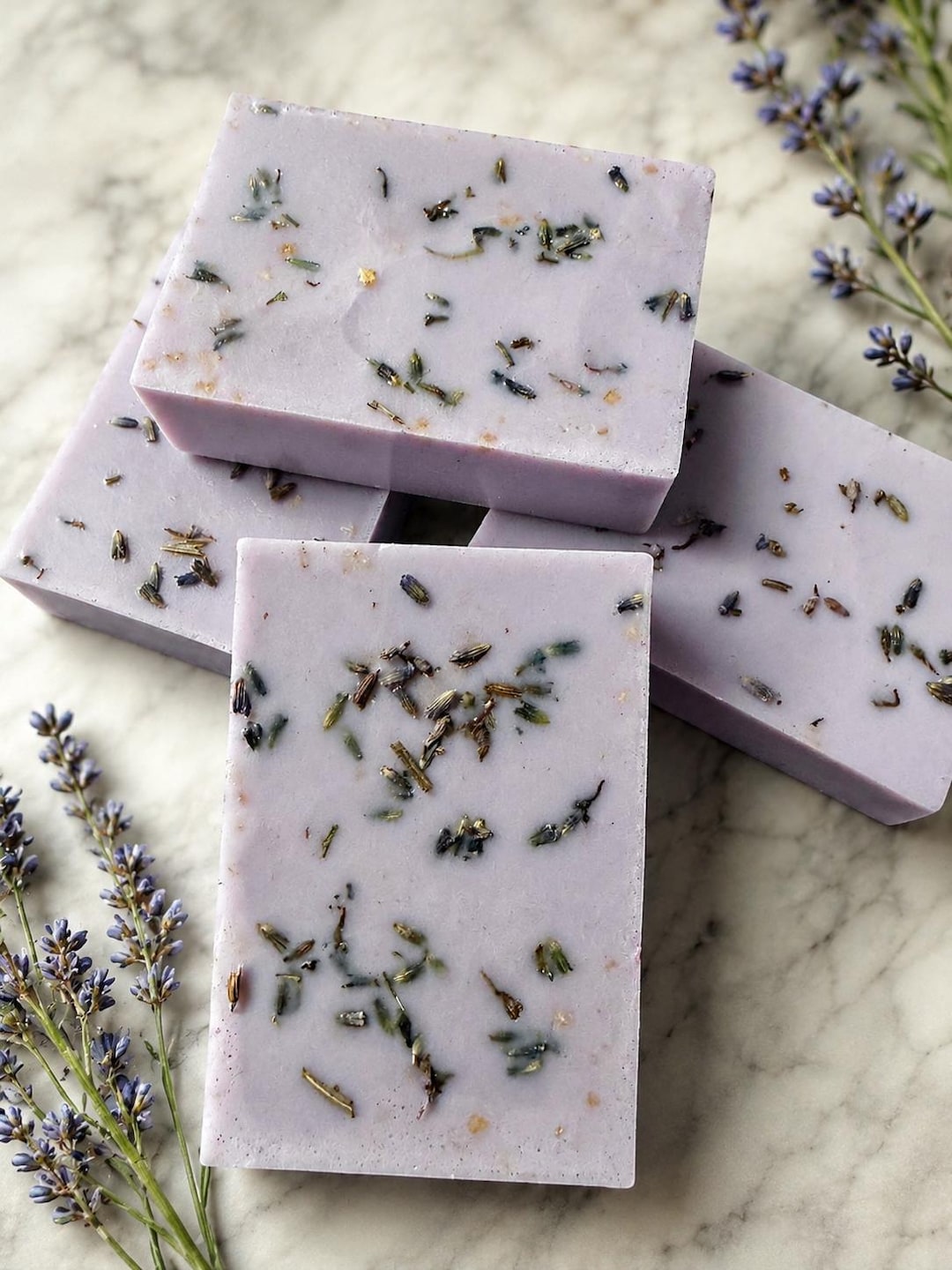 Handmade Goat Milk Lavender Soap With Oatmeal Moisturizing Artisan handmade-goat-milk-lavender-soap-with-oatmeal-moisturizing-artisan