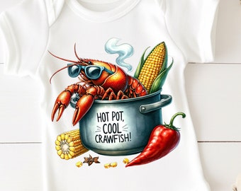 Crawfish Pot PNG Boil Baby Crawfish Sublimation Digital Download, Cajun Food PNG, Boil Crawfish Baby Sublimation Country Crawfish season Png