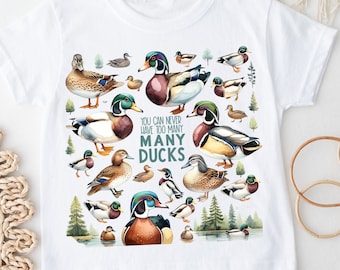 Too Many Ducks PNG, Duck Hunting Sublimation Digital Download, Hunter PNG,  Little Hunting Guide, Hunting, Country Boy, Future Hunter PNG