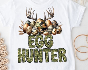 Easter Egg Hunter PNG, Deer Hunting Sublimation, Digital Download Christian Easter Kids Gifts PNG Camouflage Eggs PNG Easter Deer Hunter png
