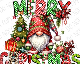 Frohe Weihnachten PNG, Weihnachtszwerg Sublimation, digitaler Download, Weihnachtszwerg Western PNG Weihnachten Sublimation PNG Santa Gnome png Clipart
