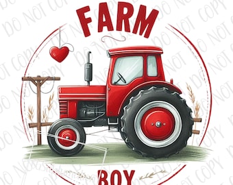 Ragazzo di fattoria png, Trattore rosso PNG, Mano di fattoria sublimazione, Agricoltura per ragazzi PNG, Ragazzo di campagna png, Vita in fattoria sublimazione casa colonica fattoria PNG