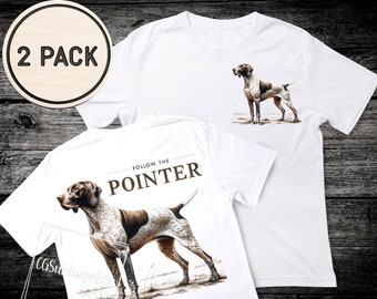 Hunting Dog PNG, Pointer Dog Sublimation Digital Download Duck Hunter PNG, Little Hunter Duck Hunting Deer Hunting GSP Hunter Dog png 2-Pack