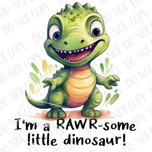 T-Rex Dinosaur png, Rawr-some Dino PNG, Funny Cute Dinosaur Sublimation Funny T-Rex PNG, Cute T-Rex Baby Print png Baby Shower Dinosaur Gift