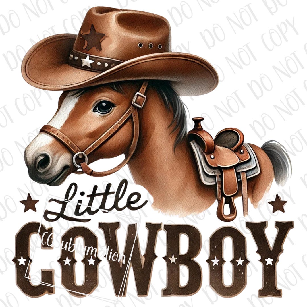 Cute Rodeo Print Little Cowboy Png, Country PNG, Rodeo Cowboy Sublimation, Cowboy Hat ...