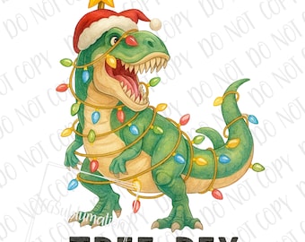 Pull Noël Moche T-Rex Renne - Cadeau Fun