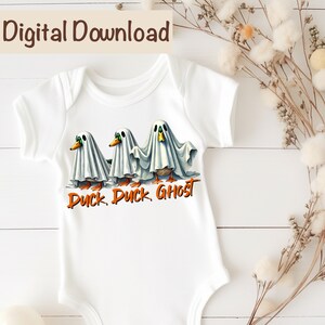 Duck Duck Ghost Halloween PNG | Halloween Duck Hunting Sublimation PNG | Spooky Duck Hunting Ghost Design | Halloween Duck PNG | Ghost Duck