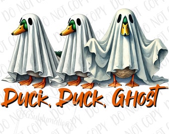 Duck Duck Ghost Halloween PNG | Halloween Duck Hunting Sublimation PNG | Spooky Duck Hunting Ghost Design | Halloween Duck PNG | Ghost Duck