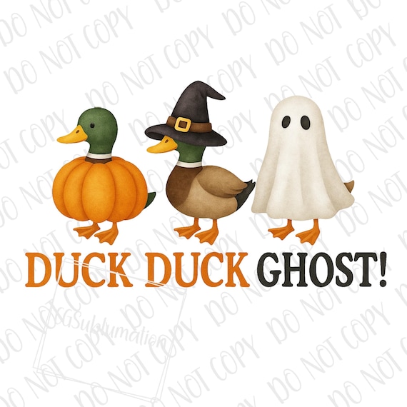 Duck Duck Ghost Halloween PNG | Halloween Duck Hunting Sublimation PNG | Spooky Duck Hunting Ghost Design | Halloween Duck PNG | Ghost Duck