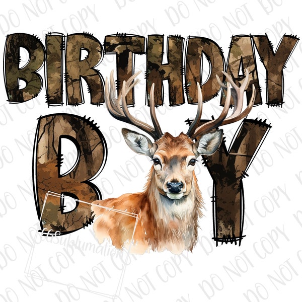 Deer Birthday Boy png Sublimation, Deer Hunting Birthday Boy png, Digital Download Camo Birthday Boy png Hunting Crew Little Deer Hunter png