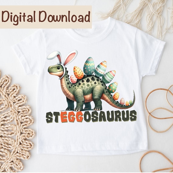 Kids Easter Bunny Costume T-Rex With Bunny Ears Shirt For Toddler Kids Easter Bunny Costume T-Rex With Bunny Ears Shirt For Toddler