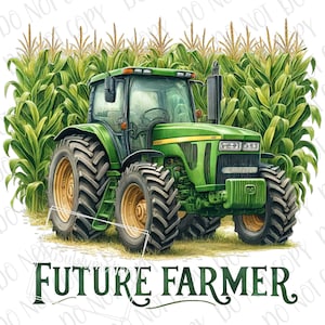Future Farmer Tractor Driver PNG | Farm Tractor Sublimation | Digital Download | Little Farmer png | Farming Boy PNG | Farmer Farm Tractor