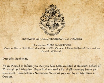 29 Printable Hogwarts Acceptance Letter Templates  Hogwarts acceptance  letter, Hogwarts acceptance letter template, Harry potter hogwarts letter