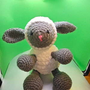 Lily the Lamb - Crocheted Plush Lamb