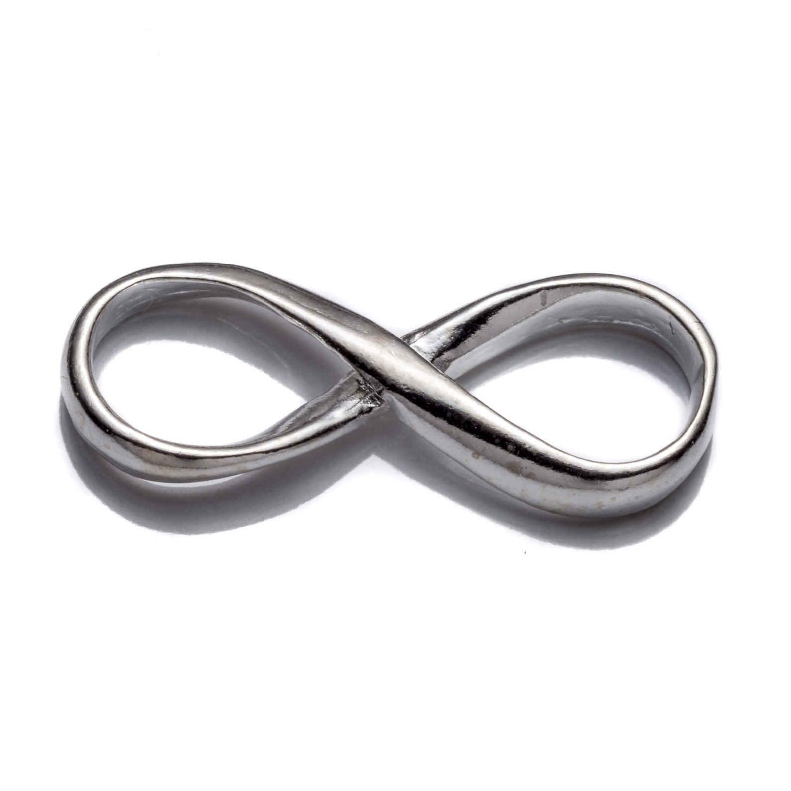 Infinity Connector in Sterling Silver 19x7mm | CN037 - Etsy
