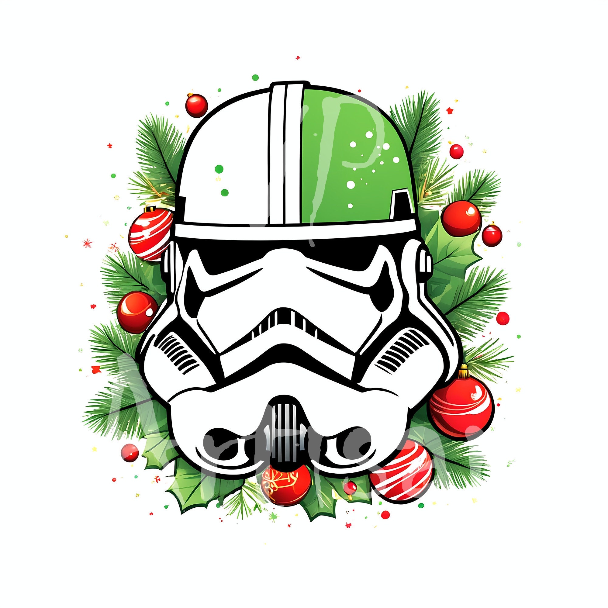 Christmas Star Wars Clipart. Christmas Clipart. Christmas Card Idea