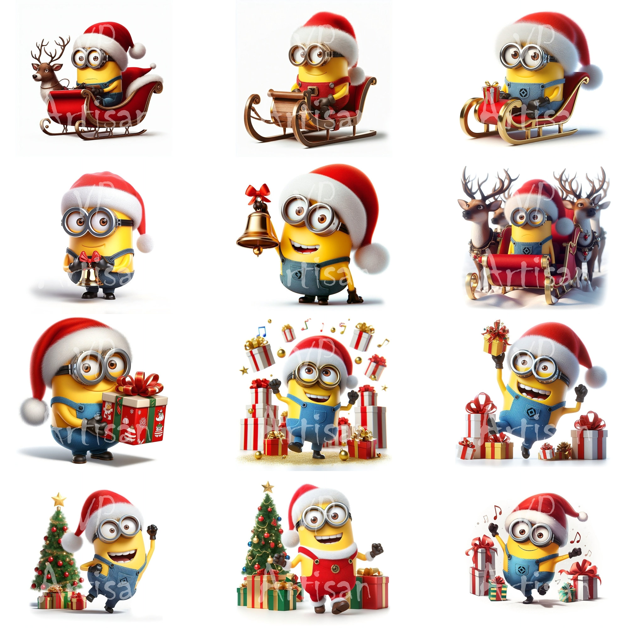 Gemmy Universal Despicable Me Minion Dave 9 FT Lighted Christmas Inflatable, image size:2000x2000