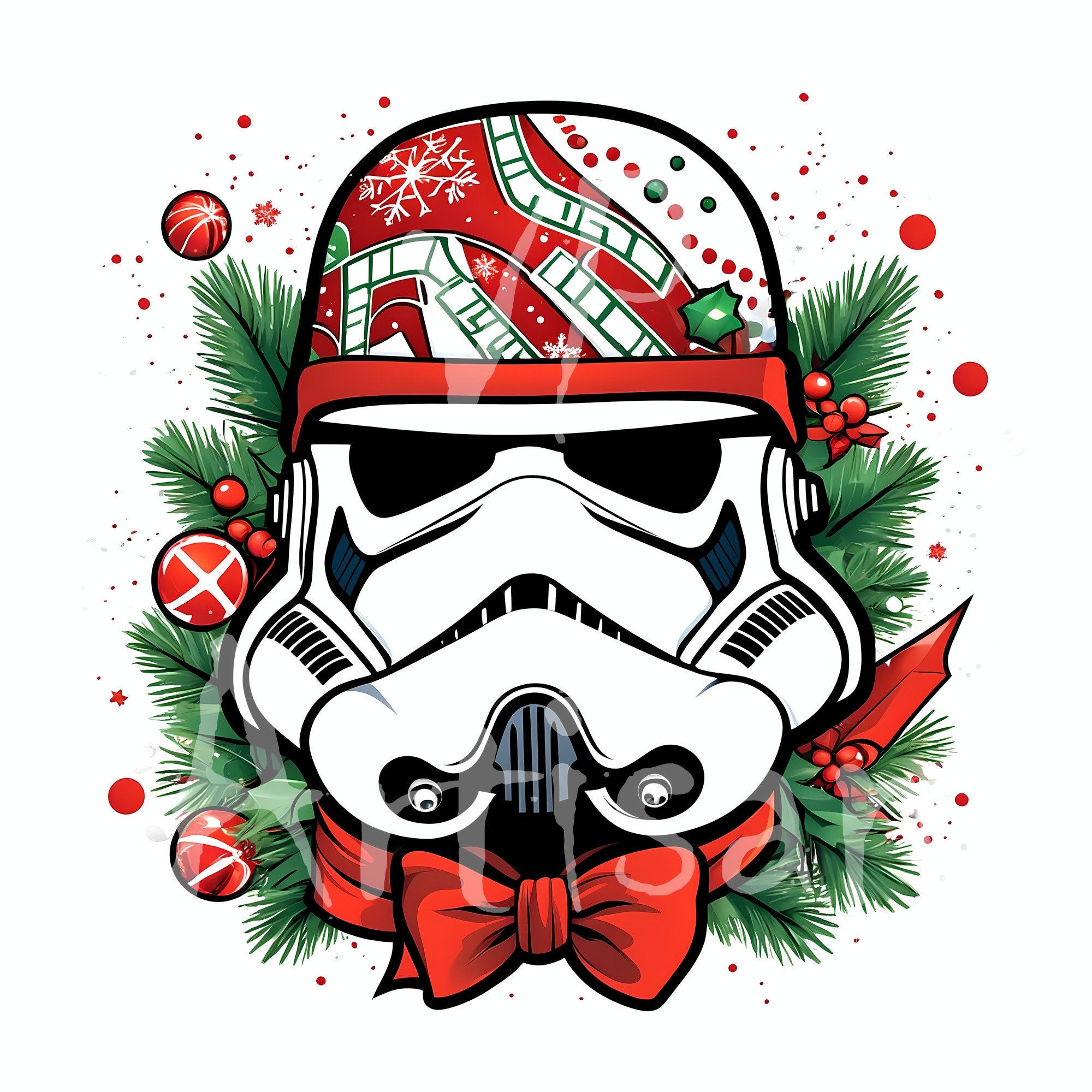 Christmas Star Wars Clipart. Christmas Clipart. Christmas Card Idea
