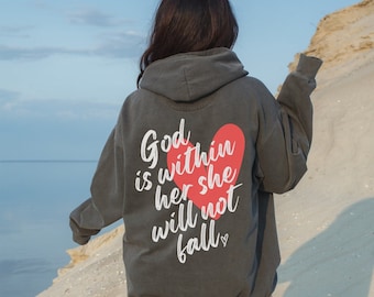 Christian Hoodie Bible Verse Comfort Colors Hoodie Christian Clothing Mental Health Hoodie Christian Merch Christian Clothes Jesus Apparel