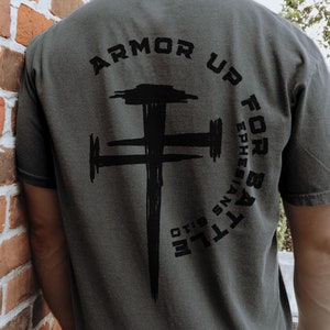 Armor Of God Shirt Christian Gym Shirt Gym Pump Mens Christian Shirt Jesus Shirt Christian Clothes Christian Streetwear Christian Men Shirt
