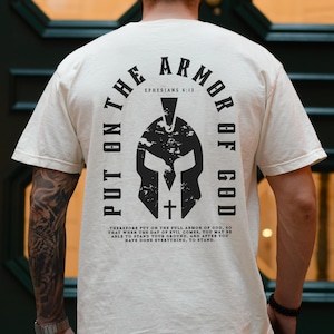 Put On The Armor Of God Gym Pump Christian Streetwear Tactical Christian Gym Shirt Mens Christian Shirt Christian Men Shirt Jesus Shirt