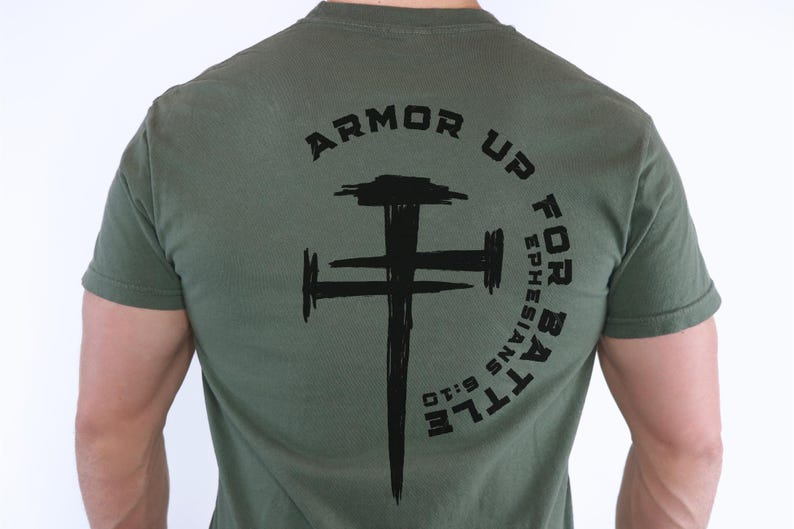 Armor of God Shirt Christian Gym Shirt Gym Pump Mens Christian Shirt
