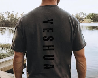 Yeshua Chemise chrétienne pour hommes, noms de dieu, chemise de foi, jésus chrétien, chemise de sport, streetwear chrétien, vêtements chrétiens, chemise chrétienne pour hommes