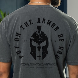 Armor Of God Gym Pump Christian Streetwear Christian Gym Shirt Workout Cover Mens Christian Shirt Tactical Christian Men Shirt Jesus Shirt