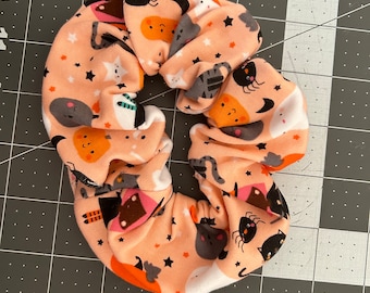 Cartoon Halloween Scrunchie