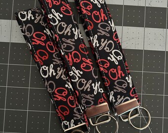 The Big Oh Wristlet Keychain