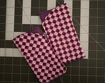 Purple Diamonds Glasses Case